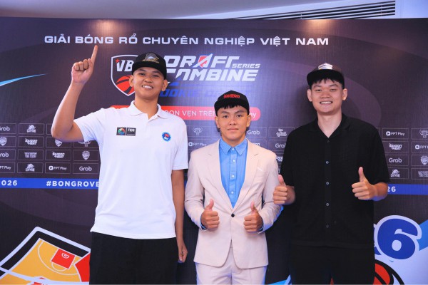 VBA Rookie Draft 2026: Lộ diện 6 tân binh 'khủng long'