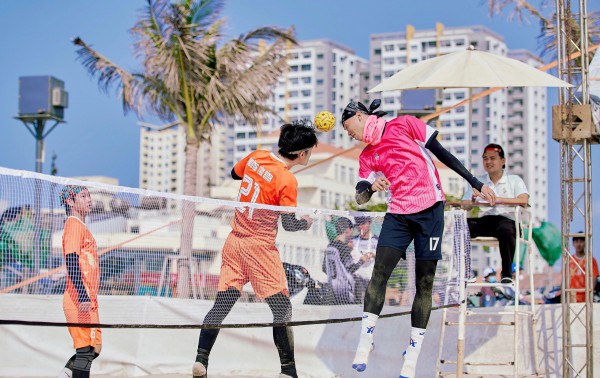 Hấp dẫn tranh tài môn cầu mây bãi biển Đại hội TDTT TP.HCM 2026