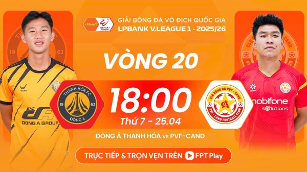 Lịch thi đấu V-League rất hay hôm nay: Nam Định làm khách đầy thử thách, Thanh Hóa không còn đường lùi