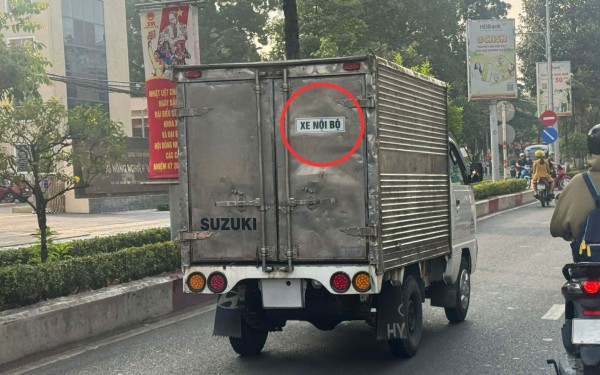 Phạt tới 10 triệu đồng với hành vi núp bóng 'xe nội bộ'