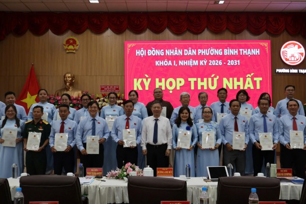 TP.HCM: Phường Bình Thạnh, xã Cần Giờ ra mắt bộ máy lãnh đạo nhiệm kỳ mới TP.HCM: Phường Bình Thạnh, xã Cần Giờ ra mắt bộ máy lãnh đạo nhiệm kỳ mới