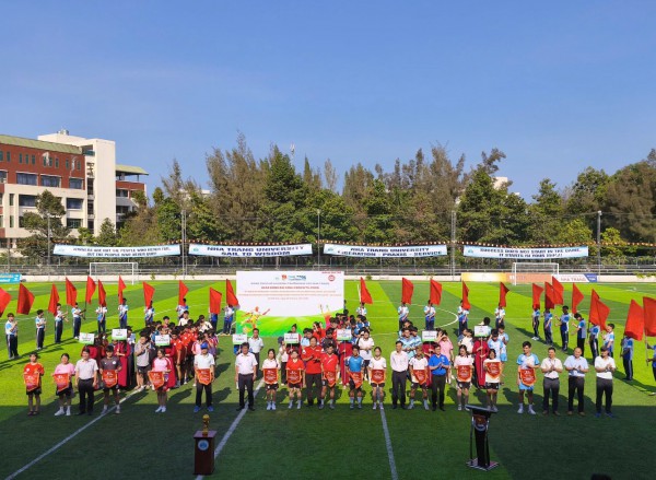 Trường ĐH Nha Trang tổ chức giải bóng đá sinh viên sau dấu ấn TNSV THACO Cup