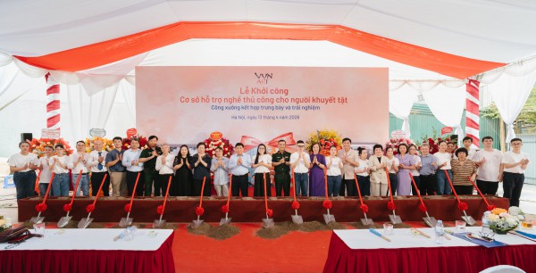 VỤN Art khởi công “ngôi nhà hy vọng” cho người khuyết tật VỤN Art khởi công “ngôi nhà hy vọng” cho người khuyết tật