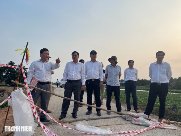 Vụ sạt lở đường ven sông Tây Ninh: Xác định nguyên nhân ban đầu