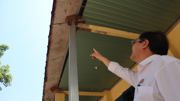 Nhà trường 'kêu cứu' vì lớp học xuống cấp trong vùng quy hoạch bô xít