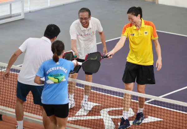 Cựu sao bóng chuyền Ngọc Hoa, Kim Huệ bùng cháy tại giải pickleball Bình Điền Open 2026