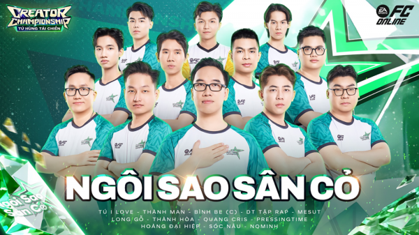 All Stars SG FC, Refund, SBTC, Ngôi Sao Sân Cỏ tái xuất tại FC Online Creator Championship