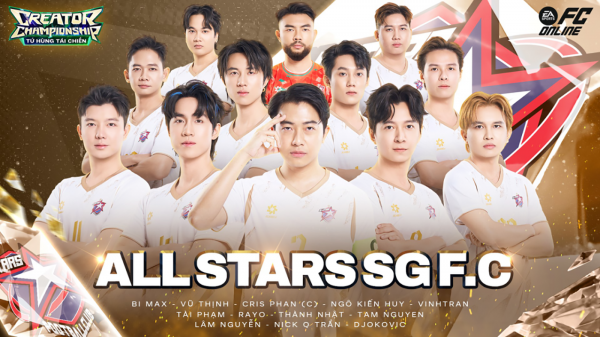 All Stars SG FC, Refund, SBTC, Ngôi Sao Sân Cỏ tái xuất tại FC Online Creator Championship