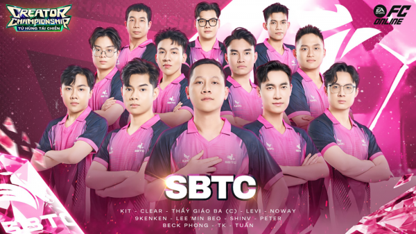All Stars SG FC, Refund, SBTC, Ngôi Sao Sân Cỏ tái xuất tại FC Online Creator Championship
