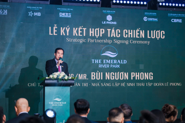 The Emerald River Park: Căn hộ cao cấp ven sông Sài Gòn của Tập đoàn Lê Phong