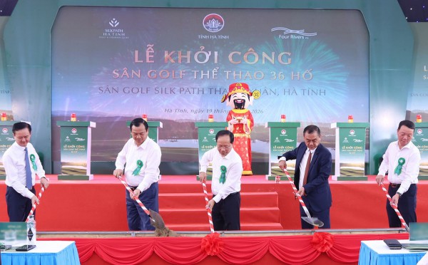 Khởi công sân golf 36 hố quy đẳng cấp quốc tế tại Hà Tĩnh