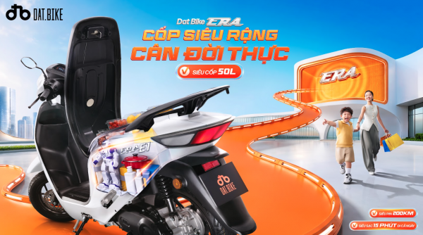 Dat Bike ERA: Xe điện gia đình dưới 30 triệu đồng ‘đủ cân đời thực’ Dat Bike ERA: Xe điện gia đình dưới 30 triệu đồng ‘đủ cân đời thực’