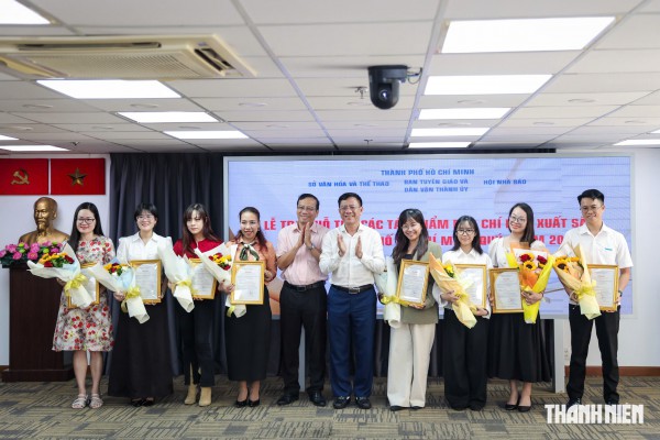 TP.HCM khen thưởng Báo Thanh Niên về tác phẩm báo chí xuất sắc