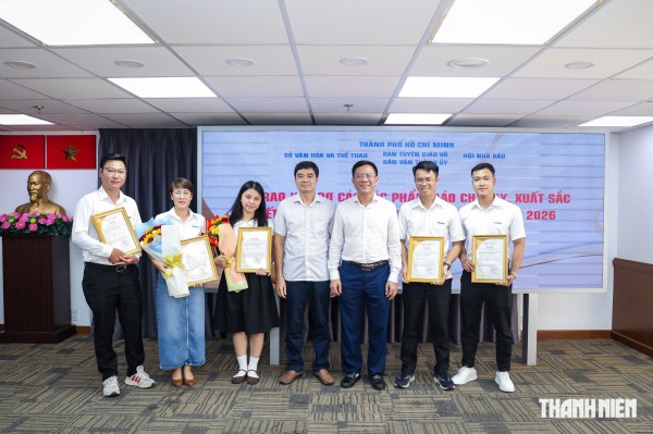 TP.HCM khen thưởng Báo Thanh Niên về tác phẩm báo chí xuất sắc
