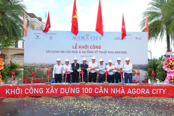 Agora City xây 100 nhà phố đón làn sóng chuyên gia KCN liền kề Agora City xây 100 nhà phố đón làn sóng chuyên gia KCN liền kề