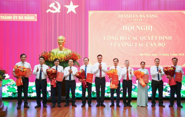 Đà Nẵng điều động, bổ nhiệm nhiều cán bộ chủ chốt