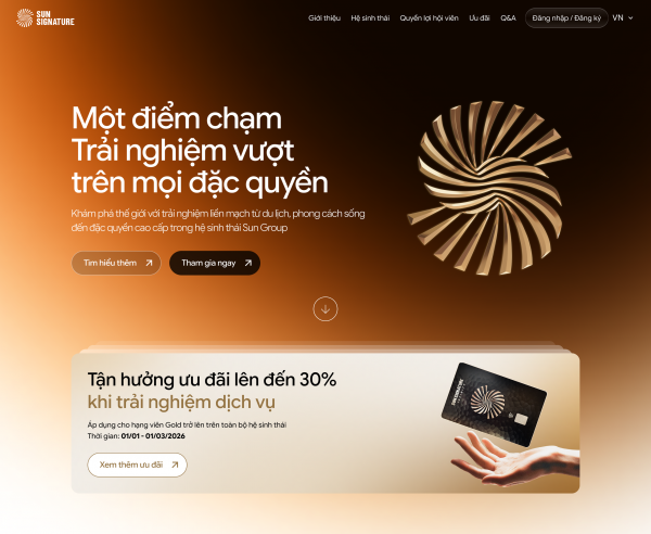 Sun Group mở đặc quyền 'all-in-one' chưa từng có cho khách hàng thân thiết