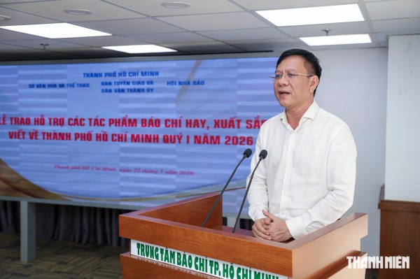 TP.HCM khen thưởng Báo Thanh Niên về tác phẩm báo chí xuất sắc
