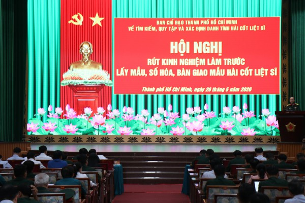 TP.HCM phấn đấu lấy mẫu ADN 9.869 mộ liệt sĩ trước tháng 5.2027 TP.HCM phấn đấu lấy mẫu ADN 9.869 mộ liệt sĩ trước tháng 5.2027