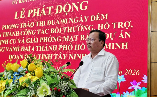 Tây Ninh thu hồi 675 ha đất trong 90 ngày giao dự án Vành đai 4 TP.HCM Tây Ninh thu hồi 675 ha đất trong 90 ngày giao dự án Vành đai 4 TP.HCM