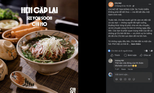 Quán phở TP.HCM bất ngờ đóng cửa ngay trước ngày Michelin vinh danh: Lý do là gì?