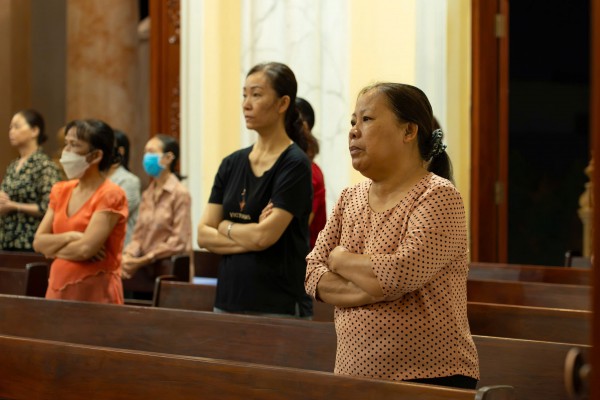 Ấn tượng nhà thờ Bình Thuận bên dòng kênh Đôi ở TP.HCM Ấn tượng nhà thờ Bình Thuận bên dòng kênh Đôi ở TP.HCM