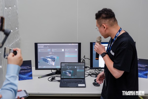 Bên trong phòng thí nghiệm hạ tầng AI của ASUS tại Computex 2026