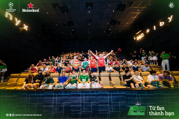FanStation bùng nổ tinh thần 'từ fan thành bạn' đêm PSG bảo vệ ngôi vương trước Arsenal
