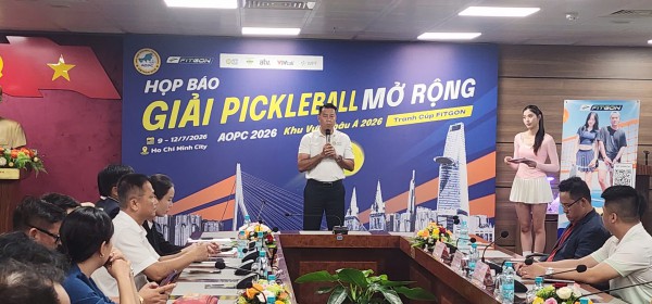 Giải pickleball châu Á mở rộng trở lại TP.HCM với tiền thưởng rất hấp dẫn Giải pickleball châu Á mở rộng trở lại TP.HCM với tiền thưởng rất hấp dẫn