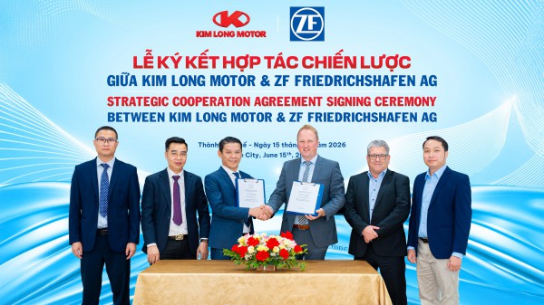 Kim Long Motor hợp tác ZF Group, thúc đẩy xuất khẩu xe Việt ra toàn cầu