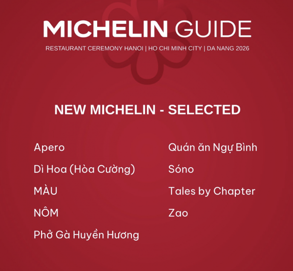 Quán ăn Ngự Bình, nhà hàng NÔM… ở TP.HCM được Michelin gợi ý, có gì độc đáo?